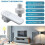 Wireless Remote Control Lamp Holder Timer  LED Light Bulb Socket E27 Long Distance 110V 3