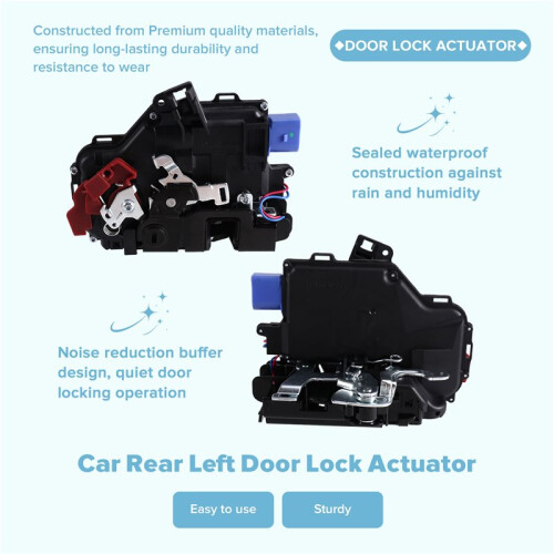 7L0839015D Rear Left Door Lock Actuator for    MK5  Rabbit   Toledo 2