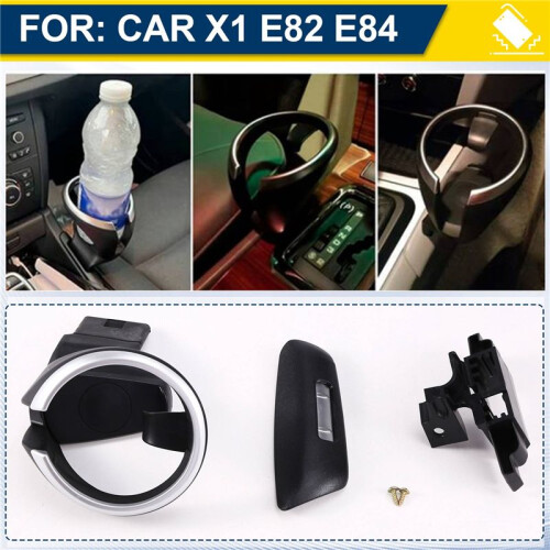 Portabicchieri Anteriore per Auto, Portabicchieri per Console Centrale, 51160443082 51169144632 per  X1 E82 E84 1