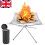 Portable Fire Pit Camping Outdoor Bonfire Stand Mesh Folding Fire pit Fireplace 1