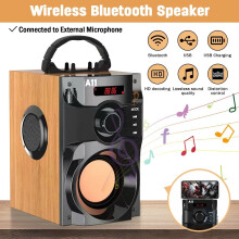Portable Bluetooth Speaker 20W Subwoofer Heavy Bass Wireless Outdoor Speaker MP3