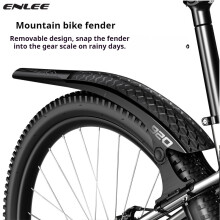 ENLEE Mountain Bike Fender Speed Down Bike Fender Mountain Bike Extended Wide Fender Riding Accessories