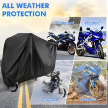 Bicycle Rain Cover Waterproof Sun Protection - All-Weather Dust Windproof with Lock Hole, Fit Mountain/MTB Road Dirt Bike