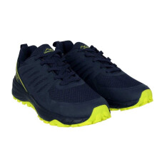 (11 UK, Navy/Fluorescent Lime) Karrimor Mens Caracal Waterproof Trainers