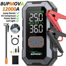 12000A Car Jump Starter Air Compressor Cordless Pump Battery Booster Power Bank