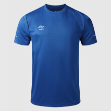(S, Classic Blue) Umbro Mens Crew Neck Athletic T-Shirt