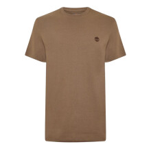 (M, Chocolate Chip) Timberland Mens River Embroidered Crew Neck T-Shirt