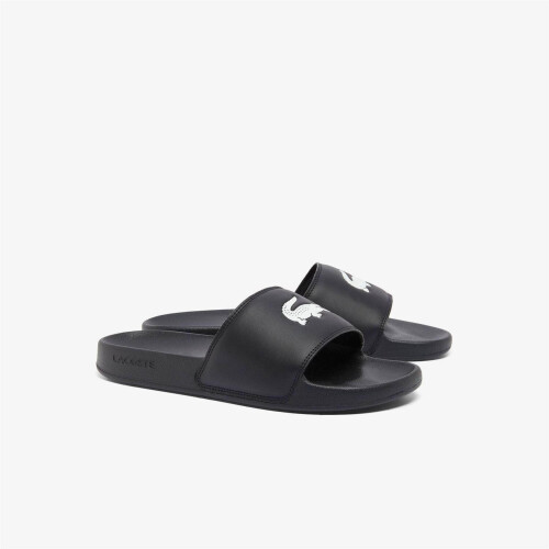 Lacoste (6 UK, Black/White) Lacoste Mens Serve Sliders