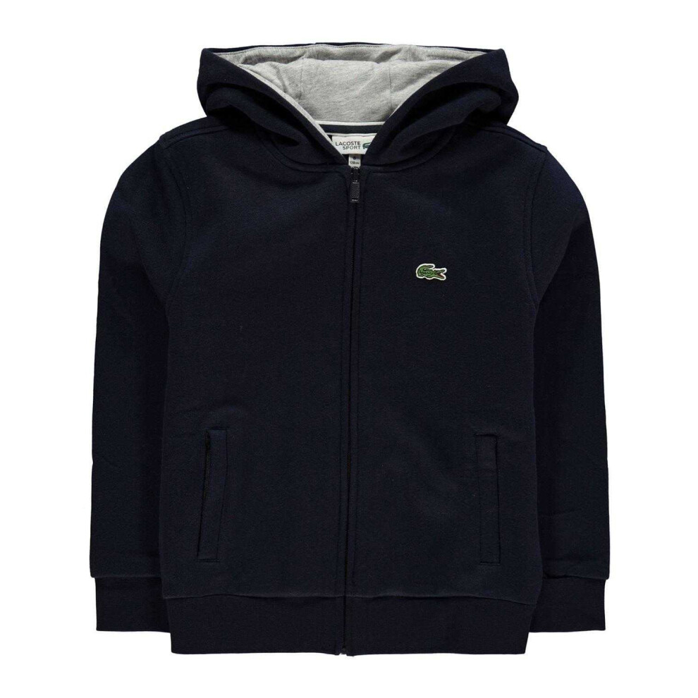 Lacoste (8 Years, Navy) Boys Basic Full Zip Hoodie