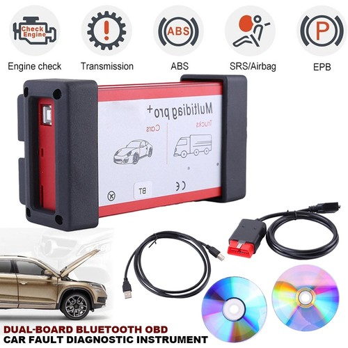 Bluetooth OBD Car Diagnostic Scanner Auto Fault Code Reader Tool Dual-board UK 1