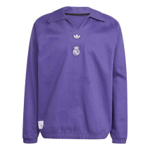 (M, Purple) Adidas Mens Real Madrid CF Sweatshirt