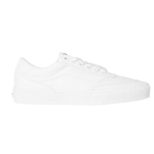 (3 UK, White) Vans Womens/Ladies Brooklyn Suede Trim Shoes