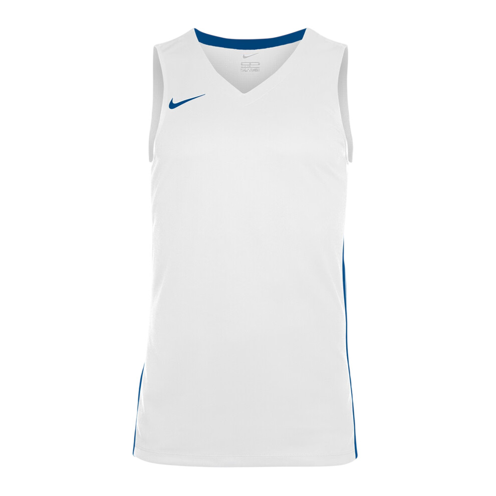 Nike (Xltl, White/Royal Blue) Mens Sleeveless Tank Top