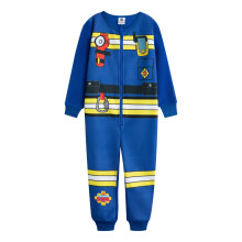 (4-5 Years, Blue) Fireman Sam Boys Uniform All-In-One Nightwear