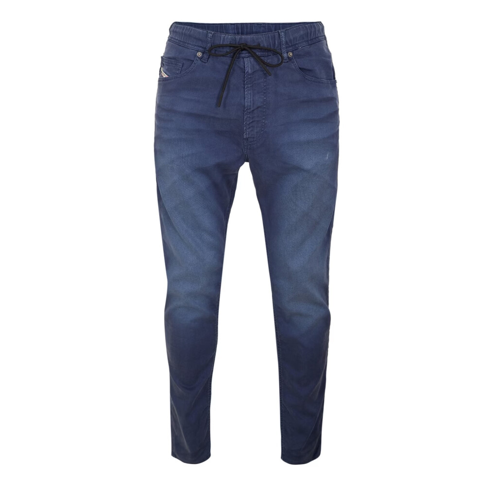 Diesel (32R, Blue) Mens Sweat Straight Jeans