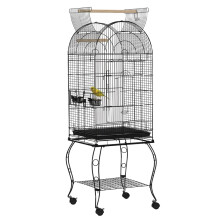 1.53(m) Bird Cage, Pet Viary, Feeding Stand, with Wheels, Perch