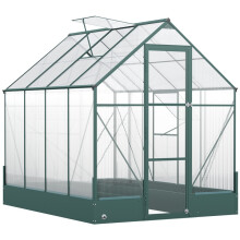 6x8 FT Polycarbonate Walk-in Greenhouse