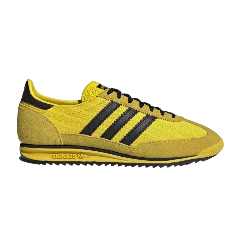 Adidas (4 Uk, Yellow/Black) Womens/Ladies Sl72 Suede Trainers