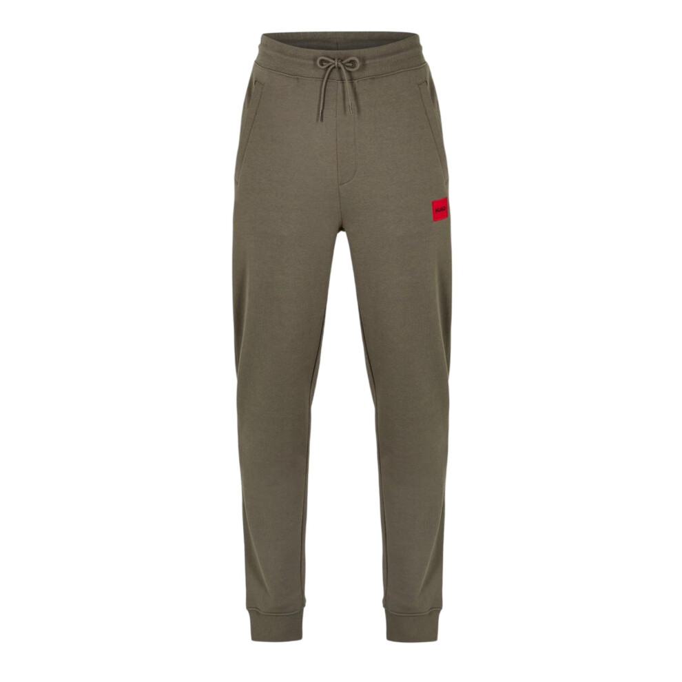 Hugo Boss (M, Medium Grey) Mens Logo Cuffed Jogging Bottoms