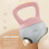 6kg Soft Kettlebell – Non-Slip Handle, Pink/Grey 4