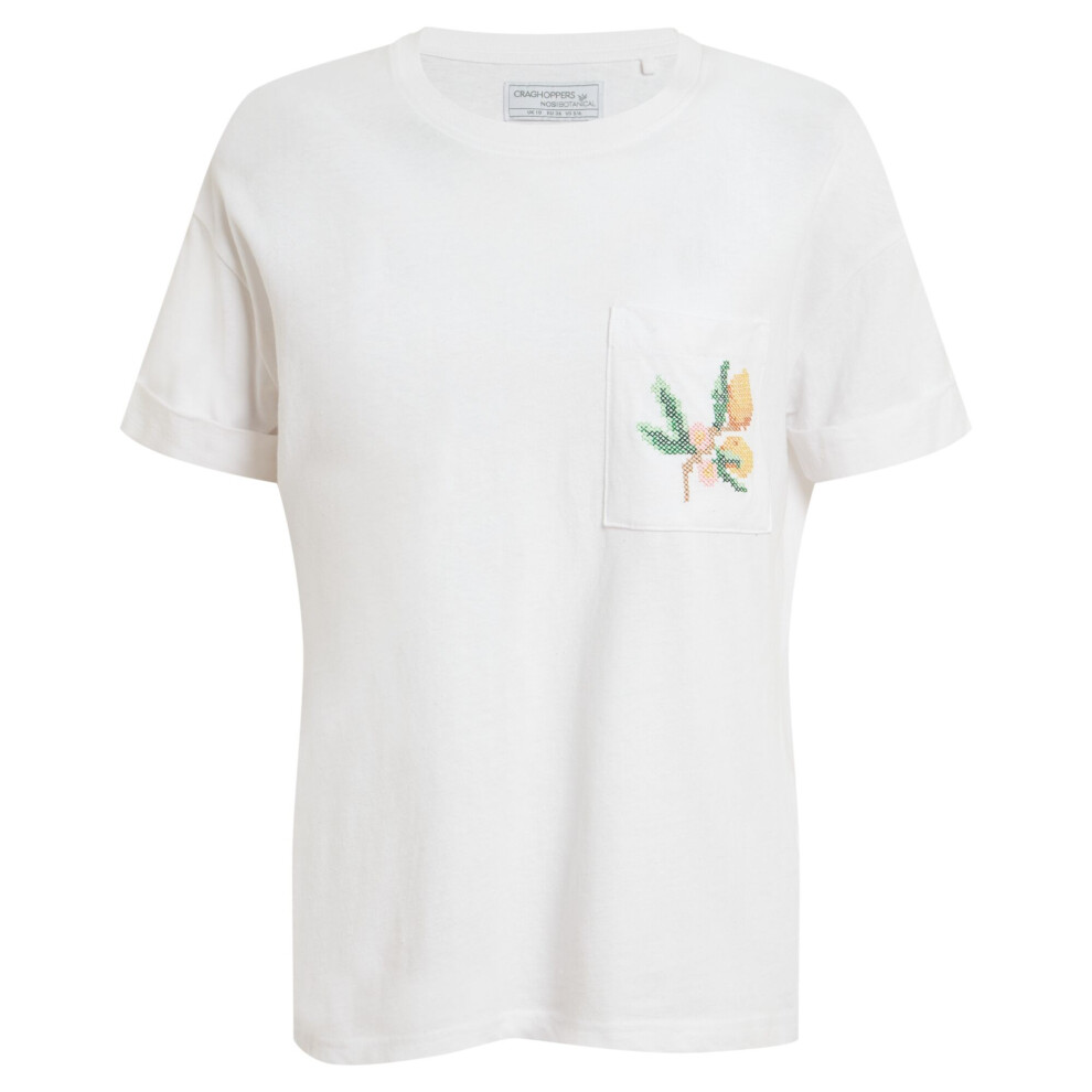 Craghoppers (8 Uk, White) Womens/Ladies Citrus T-Shirt