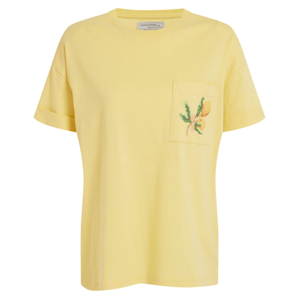 Craghoppers (16 Uk, Pale Daffodil) Womens/Ladies Citrus T-Shirt