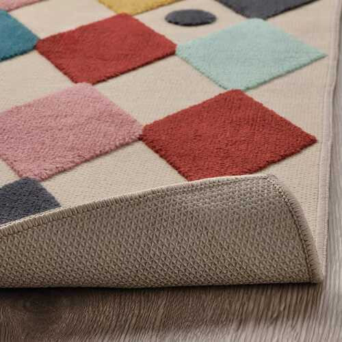 IKEA BUSENKEL Harlequin Rug 130x160 cm 1