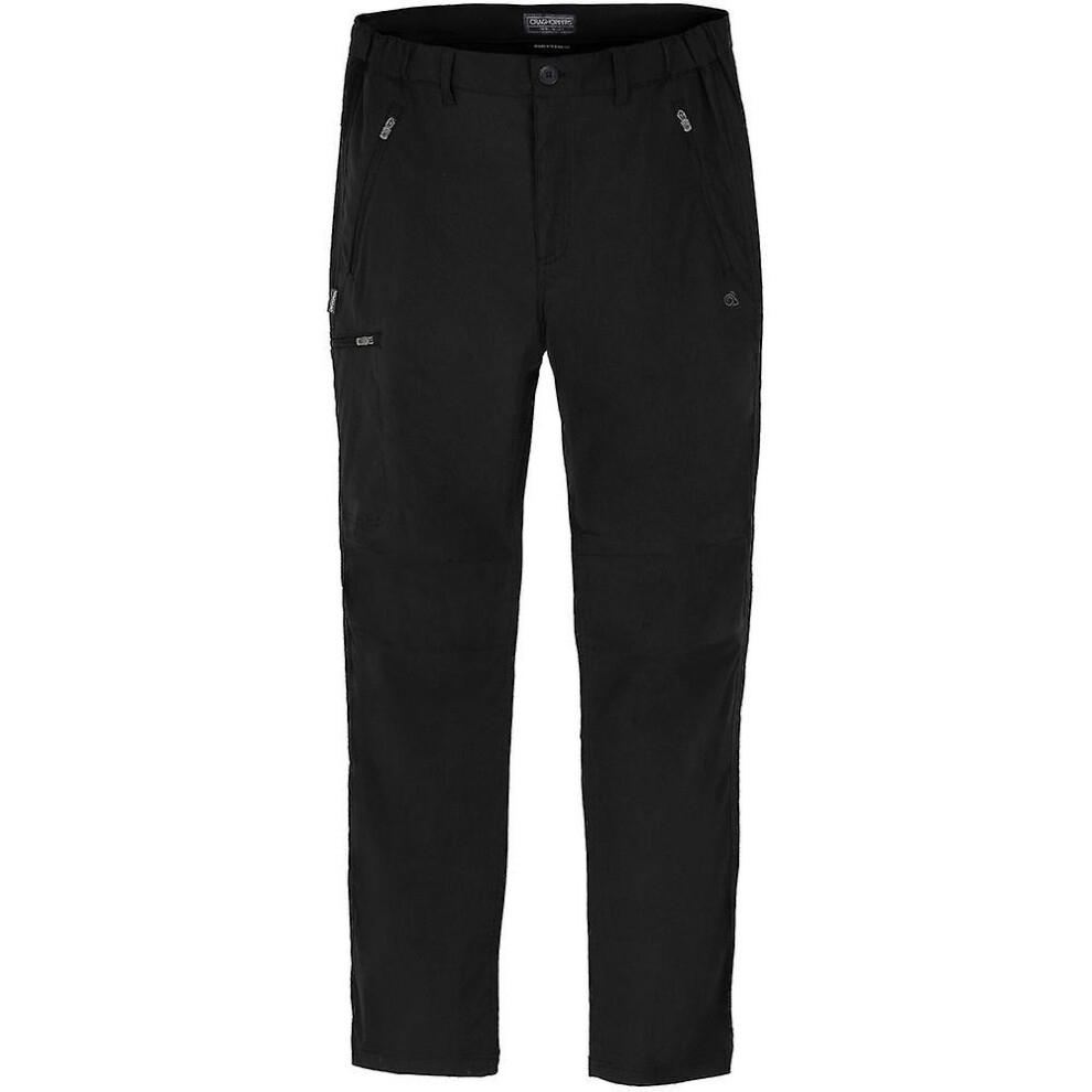 Craghoppers (42L, Black) Mens Expert Kiwi Pro Stretch Trousers