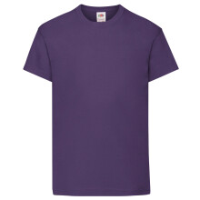 (5-6 Years, Purple) Fruit Of The Loom Childrens/Kids Original Short Sleeve T-Shirt