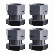 4-Pack Height Adjustable Appliance Risers with Anti-Slip and Vibration Dampening Pads