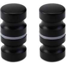 2pcs Black Bathroom Pull Handles, Shower Glass Door Knobs, Back To Back Shower Door Knobs-yvan