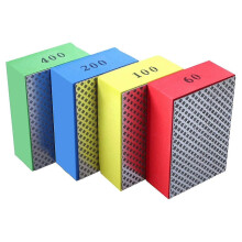 4pcs Diamond Hand Polishing Pads For Ceramic Tile Glass Grinding,sanding Polishing Grinding Block