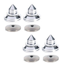 4 PCS 28x25mm Speakers Stand Feet Foot Pad Pure Copper Loudspeaker Box Spikes Cone Floor Foot Nail