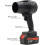 (Black)Cordless Leaf Blower Handheld Turbo Jet Blower 2