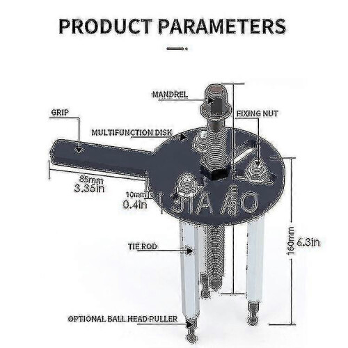 Ing Dis Puller Inner Hole Puller Removal Tool -jaw Puller Set Outdoor-yvan 1