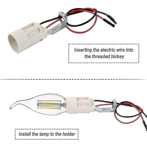 10 Pcs E14 Bulb Base Adjustable E14 Lamp Sockets Converter E14 Sockets Candle Lamp Holder 1