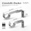 Heavy Duty Rust Proof Metal Curtain Rod Bracket Set with Screws (2pcs, Silver) 3