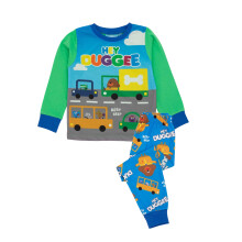 (3-4 Years, Blue/Green/Grey) Hey Duggee Boys Long-Sleeved Pyjama Set