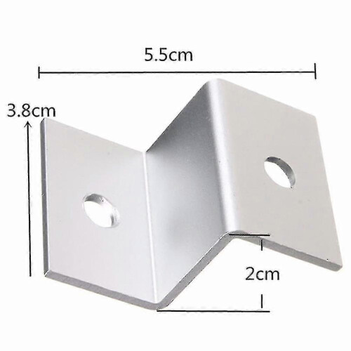 4pcs Aluminium Solar Panel Z Bracket Mount Mounting Fixing Kit For Rv Boat Roof 2