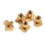 Replacement for 5-Piece Brass Square Coarse Threaded Inserts with Knurled Embedded Nuts 3