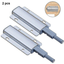 Door Opener 4 Pack Push To Open Magnet Push Catch Drawer Push Opener Cupboard Door Push Opener Magnetic Catch Furniture Push Catch Furniture Door Lock