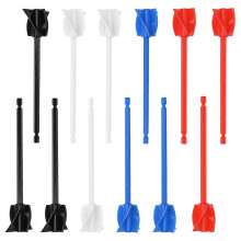 Epoxy Mixer Attachment for Drill, 12-Piece Set - Helix Paddles, Paint Stirrers Drill Attachment, 6.5