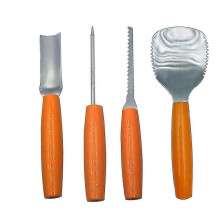 4pcs Pumpkin Carving Tool Set Halloween Pumpkin Carving Kit Carving Knife-XT