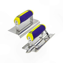 Concrete Finishing Tool Kit for Plaster and Stucco with Stainless Steel Hand Edger and Groover Set