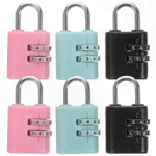 6-Pack Kids Combination Padlocks for Home Use Household Locks with Easy-to-Set Code Security Solution