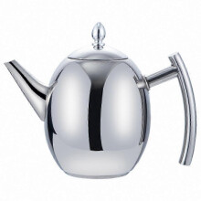 2L Stainless Steel Tea Kettle with Fine Mesh Strainer for Loose Leaf Herbal Brewing