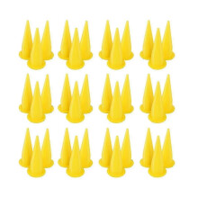 50-Pack Yellow Cone Nozzles for Caulk Applicator Replacement Tools