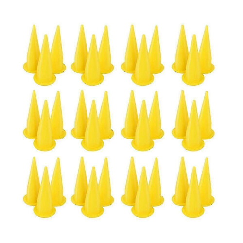 50-Pack Yellow Cone Nozzles for Caulk Applicator Replacement Tools