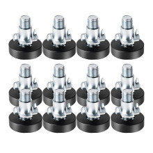 Adjustable Table Leg Stabilizers with 12 Levels for Furniture Protection and Workbench Leveling