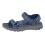 (7 UK, Navy/Grey) PDQ Mens Logo Sandals 1
